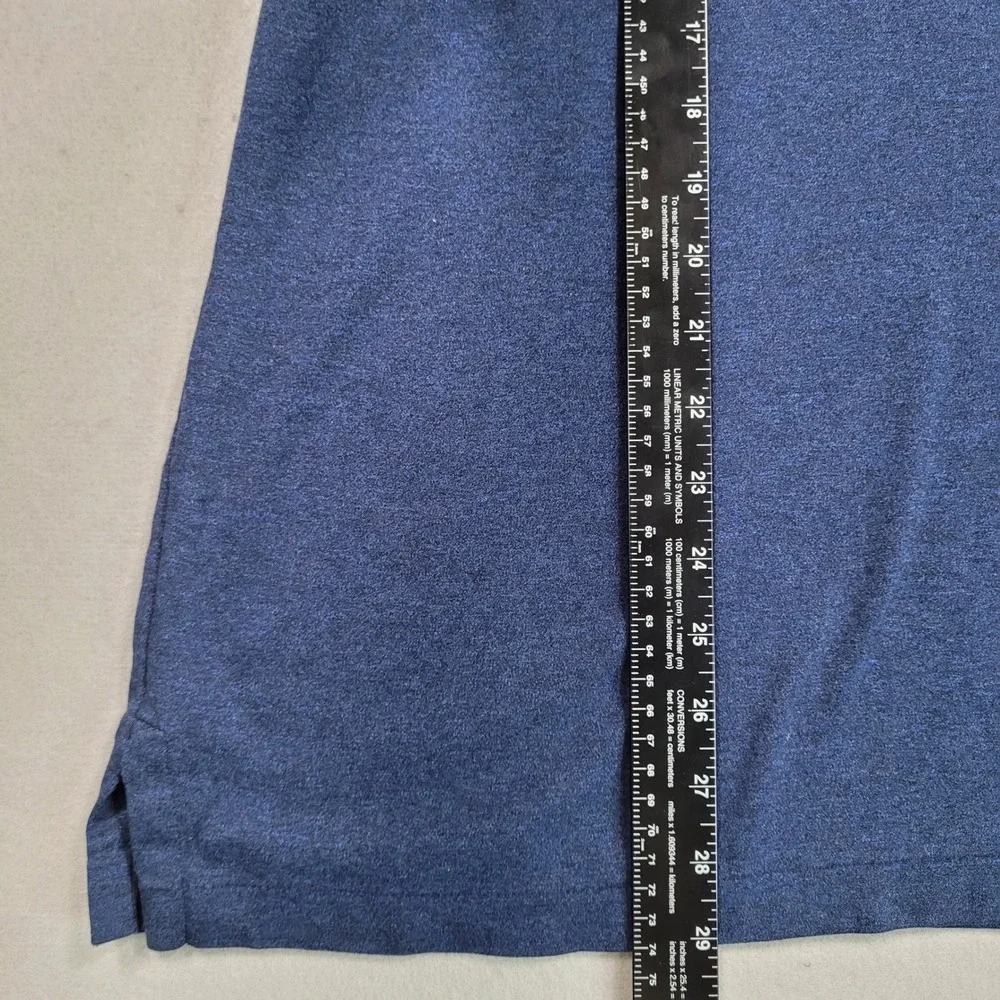 Polo Ralph Lauren Mens XL Blue Heather Short Sleeve Classic Fit Polo Shirt